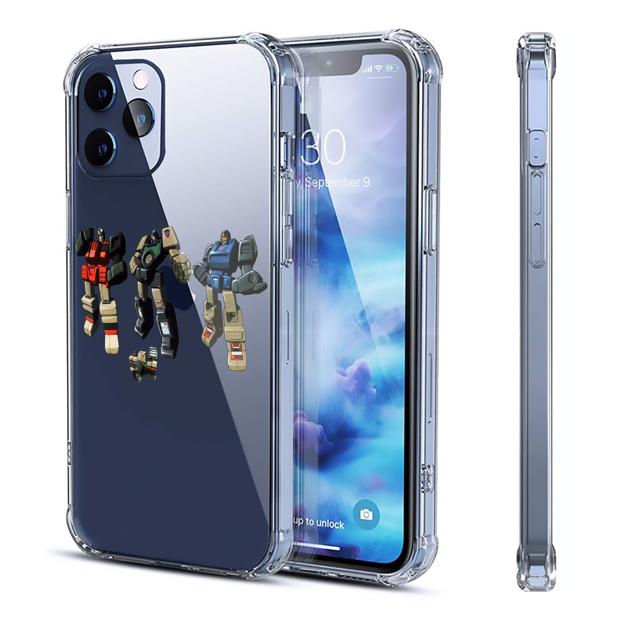 （画像用）  【iPhone 12シリーズ対応】透明スマホケース（クリアソフトケース）